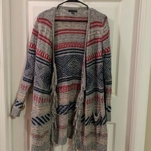 AEO long knit cardigan